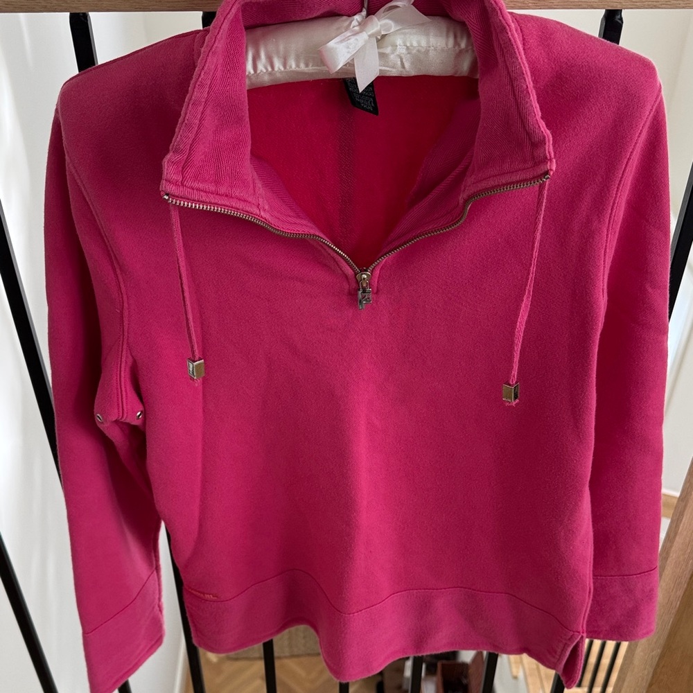 Lauren Ralph Lauren Pink Half-Zip Pullover
